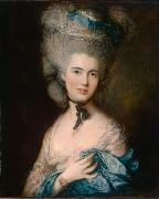 Woman in Blue (mk08) Thomas Gainsborough